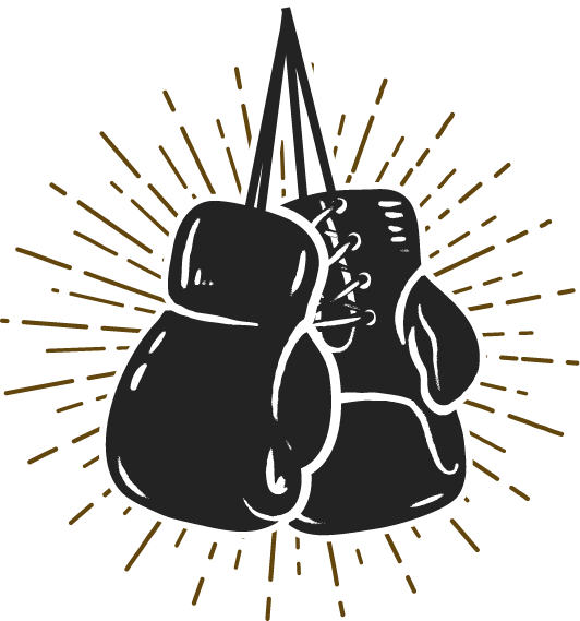Bursa fight club footer dekoratif element
